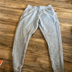Mens grey gymshark joggers size small